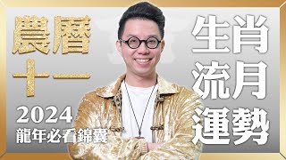 2024農曆十一月1211230【十二生肖運勢】命理師 簡少年 [upl. by Nave]