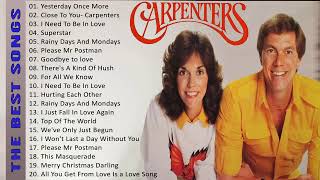 The Carpenters Greatest Hits Ever  The Very Best Of Carpenters Songs Playlist [upl. by Helas]