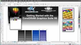 CorelDRAW X6 for beginners working with spot colors [upl. by Emyam]