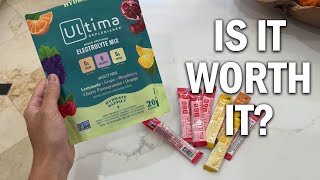 Ultima Replenisher Hydration Electrolyte Review  Is It Worth It [upl. by Moersch]