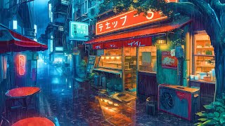 Raining In Osaka ☔ Lofi Sleep Music ☔ Rainy Lofi Songs To Make You Enjoy The Japanese Rain Night [upl. by Lyrac422]