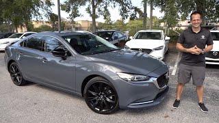 Is the NEW 2021 Mazda 6 Carbon Edition the BEST sedan I would BUY [upl. by Ahselaf]