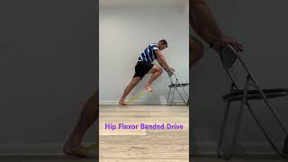 Hip Flexor Banded knee Drive injuryprevention mobility strengthandmobility legexercise [upl. by Adaline]