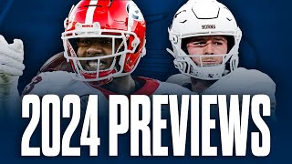 Georgia Football amp Texas Football 2024 Previews [upl. by Eittak246]