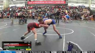 Cadet 138 Jagger Condomitti Lehigh Valley Wrestling Club Vs Caden Rogers Lancaster [upl. by Armand]