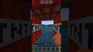 TNT express 💥 my channel down minecraft shortsviral [upl. by Keryt18]