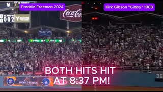 Two Dodger World Series homers same time years apart [upl. by Conah]