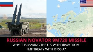 RUSSIAN NOVATOR 9M729 MISSILE  INF TREATY BREAKER [upl. by Ailerua]