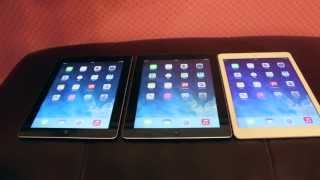 iPad Air VS iPad 4 VS iPad 2  Speed Test Comparison [upl. by Yelsna418]