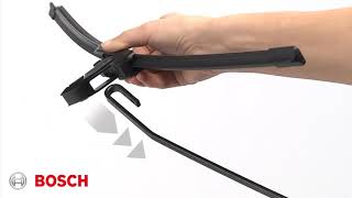 Bosch Wiper Blades Installation Hook AR type [upl. by Ahsitaf356]