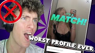 TINDER PROFILE FAILS [upl. by Eelamme154]