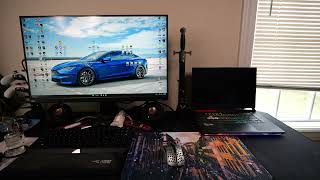 Asus ROG Strix G15 Advantage Does An External Monitor Really Make A Difference [upl. by Bbor]