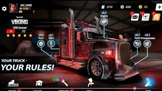 Big Rig Racing  Drag racing  Game play video  Android [upl. by Buyers]