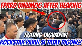 WOW FPRRD DINUMOG NG MGA SUPPORTERS PAGKATAPOS NG QUADCOM HEARING duterte dds bisdak [upl. by Nazus728]