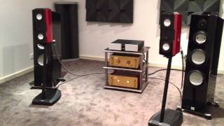 Evolution Acoustics MMMicro One  DarTZeel Pre  Power Vitus RCD 100 at Absolute Hi End [upl. by Millisent]