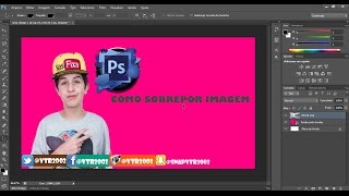 🔴 CS6  COMO SOBREPOR IMAGENS NO PHOTOSHOP [upl. by Gerger]