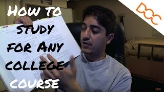 How to Study For ANY Course In College [upl. by Uyerta]