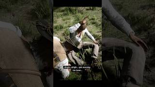 Random Stranger Biten by Snake in Red Dead Redemption 2 reddeadredemtion2 arthurmorgan [upl. by Ahsinev]