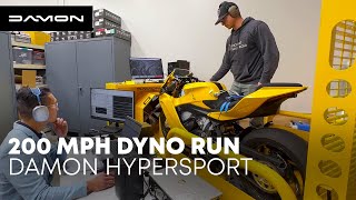 Damon Hypersport  200 MPH Dyno Run [upl. by Gerhardine93]