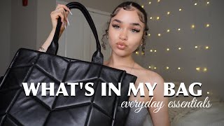 WHATS IN MY EVERYDAY BAG  essentials you need in ur purse [upl. by Jacintha]