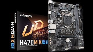 GIGABYTE H470M K 🎯 Motherboard Unboxing and Review [upl. by Grimonia]