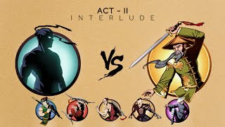 SHADOW FIGHT 2  SHADOW VS HERMIT  ACT  II  INTERLUDE  🗿🍷 shadowfight2 gaming video [upl. by Sussman122]