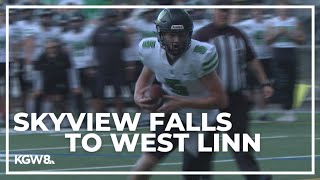 West Linn dominates over Skyview in Oregon vs Washington matchup  Friday Night Football [upl. by Ahsot]