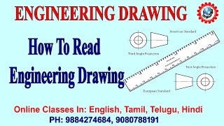 ENGINEERING DRAWING – INTORDUCTION TO ENGINEERING DRAWING – HOW TO READ ENGINEERING DRAWING [upl. by Aivilo]