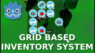 Grid Based Inventory System Godot 4  2024 [upl. by Anizor]