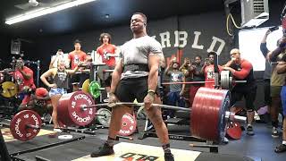 Jamal Browner 1025lbs 465kg Deadlift [upl. by Yrrem]