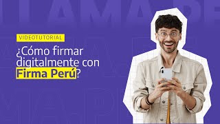 ¿Cómo firmar digitalmente con quotFirma Perúquot [upl. by Madelene]