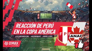 Cobertura EN VIVO Perú vs Canadá con L1 MAX [upl. by Elokin]