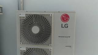 2 brand new LG air conditioner running [upl. by Allerym]