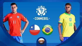 Chile X Brasil  Eliminatórias da Copa  4K  PS5™ [upl. by Merrel20]