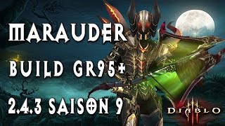 MARAUDER GR95  Build Chasseur de démons  Diablo 3 243 Saison 9 [upl. by Tonneson]