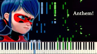 Miraculous Ladybug Theme  Anthem  Piano Special ver [upl. by Erastatus]