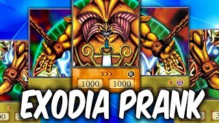 EXODIA PRANK  Surprise Yugioh Trolling with BEST EXODIA DECK [upl. by Naldo11]