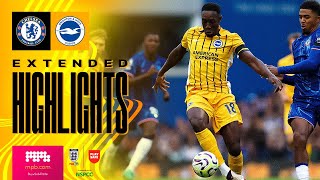 EXTENDED HIGHLIGHTS  Chelsea v Brighton  Premier League [upl. by Danella]