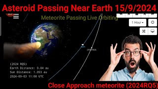 NASA asteroid warning 2024 Asteroid hitting Earth 2024 Asteroid passing Earth 15 September Live [upl. by Publius]