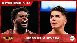 Sammy Guevara and PowerHouse Hobbs  Mayhem CLIP  AEW Collision  TNT [upl. by Aleicarg]