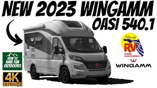 GREAT UPGRADES 2023 WINGAMM OASI 5401 Camper Van Walkthrough  2023 FL RV SuperShow [upl. by Rebmyk]