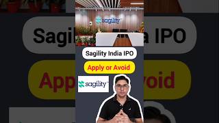 Sagility India IPO apply or avoid shorts [upl. by Anwahsit]