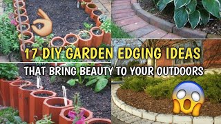 17 DIY GARDEN EDGING IDEAS THAT BRING STYLE AND BEAUTY TO YOUR OUTDOORS [upl. by Wade338]