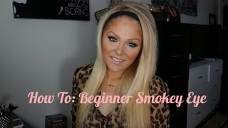 Simple Smokey Eye for Beginners [upl. by Haisa]