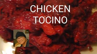 Easy Chicken Tocino RecipeSuper Duper Extra SarapFilipino DishTRY It [upl. by Mackey]