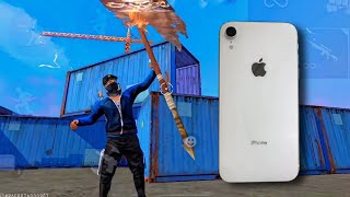 iPhone XR ⚡️ Headshot Gamplya  Free Fire [upl. by Ellerrehc]