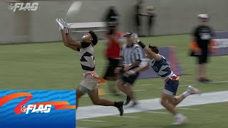 2024 FLAG Football Championship Highlights Lockdown Legends vs Metro Select [upl. by Eirotal]