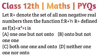 Let R denote the set of all non negative real numbers then the function fR→R defined as fxx² [upl. by Kingsley]