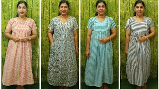 Own Brand Cotton Short NightiesReady To ShipCathys CollectionsFor Bookings 9497352940 [upl. by Nojram]