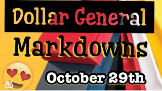 Dollar General Exciting Markdowns Lists Tons of items [upl. by Arym695]